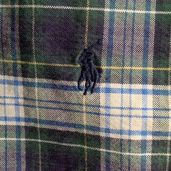 Ralph Lauren Plaid Long Sleeve Button Down Shirt - Picture 4 of 4